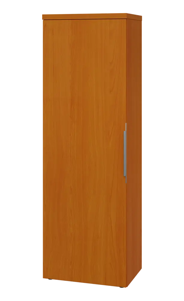 SISR 5 - 61 šatní skříň, 1-dveřová, výsuvné ramínko, levá, 1820x600x400, třešeň šumavská